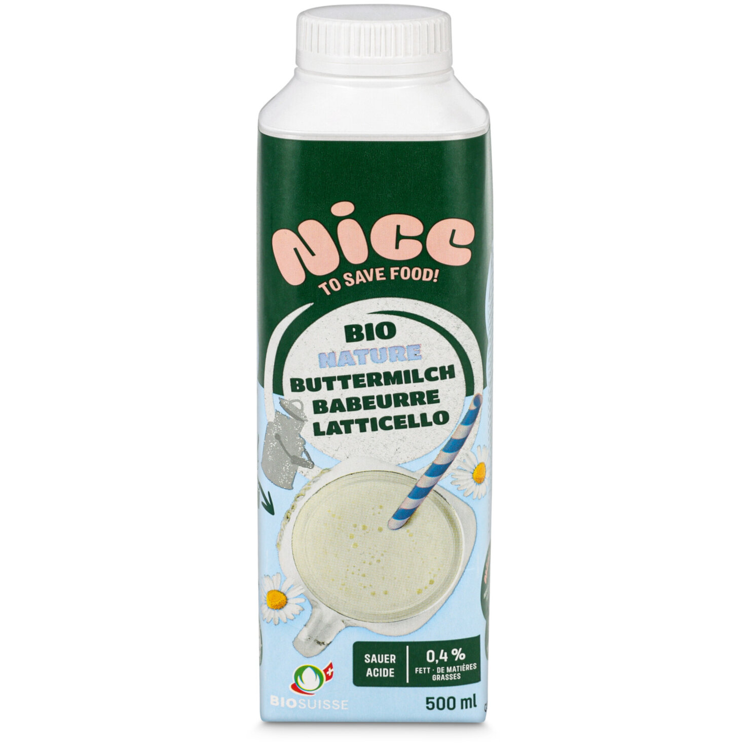 Nice Bio Buttermilch nature