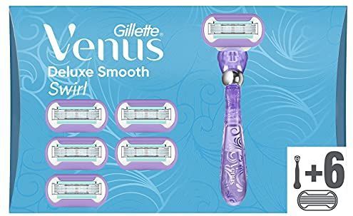 Gillette - Venus Deluxe Smooth Swirl - Scheersysteem - Voor Vrouwen - 5 Scheermesjes