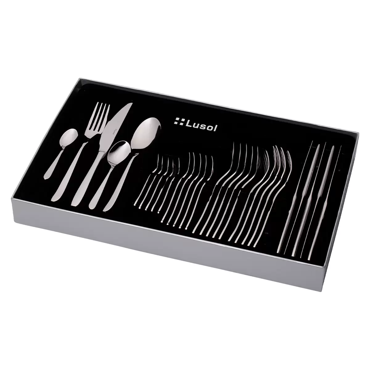 Besteckset 30-tlg Asti Lusol Silber
