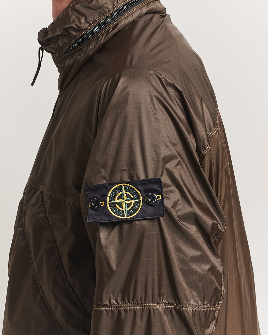 Stone Island Ripstop Light Nylon Jacket Military Green
