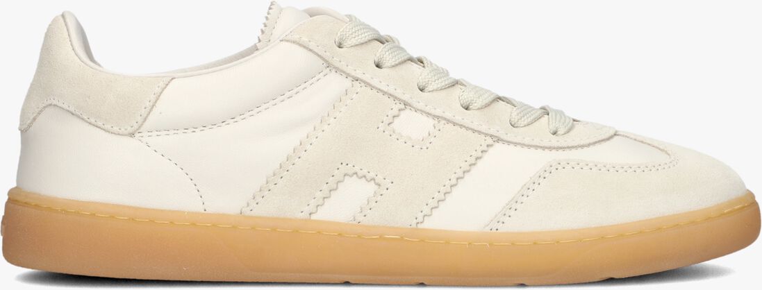 beige hogan lage sneakers cool allacciato h