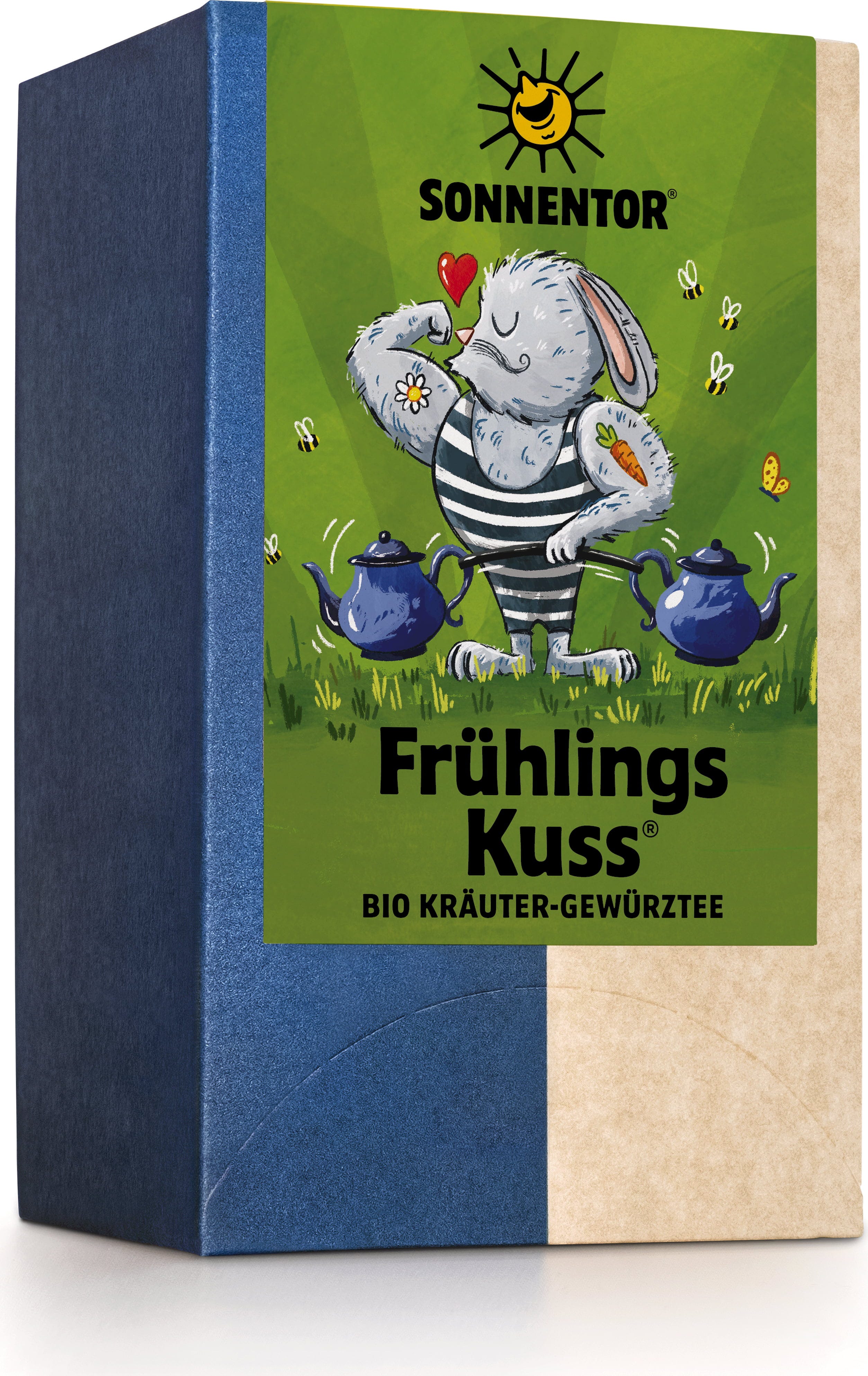 Sonnentor  Frühlingskuss Tee Bio, Teebeutel, 18 Stück (27 g)