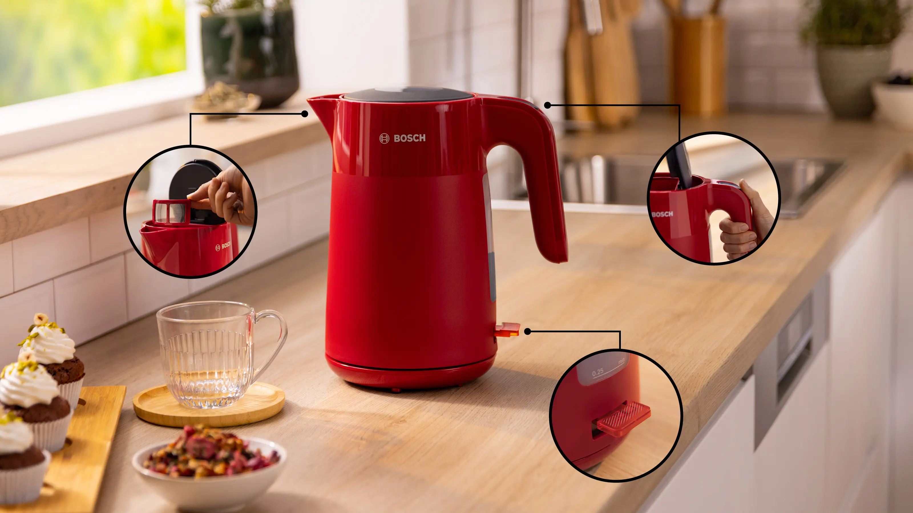 Waterkoker MyMoment Rood TWK2M164