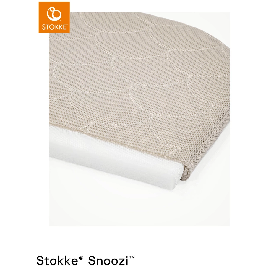 STOKKE® Snoozi™ Stubenbett Sandy Beige Inkl. Matratze