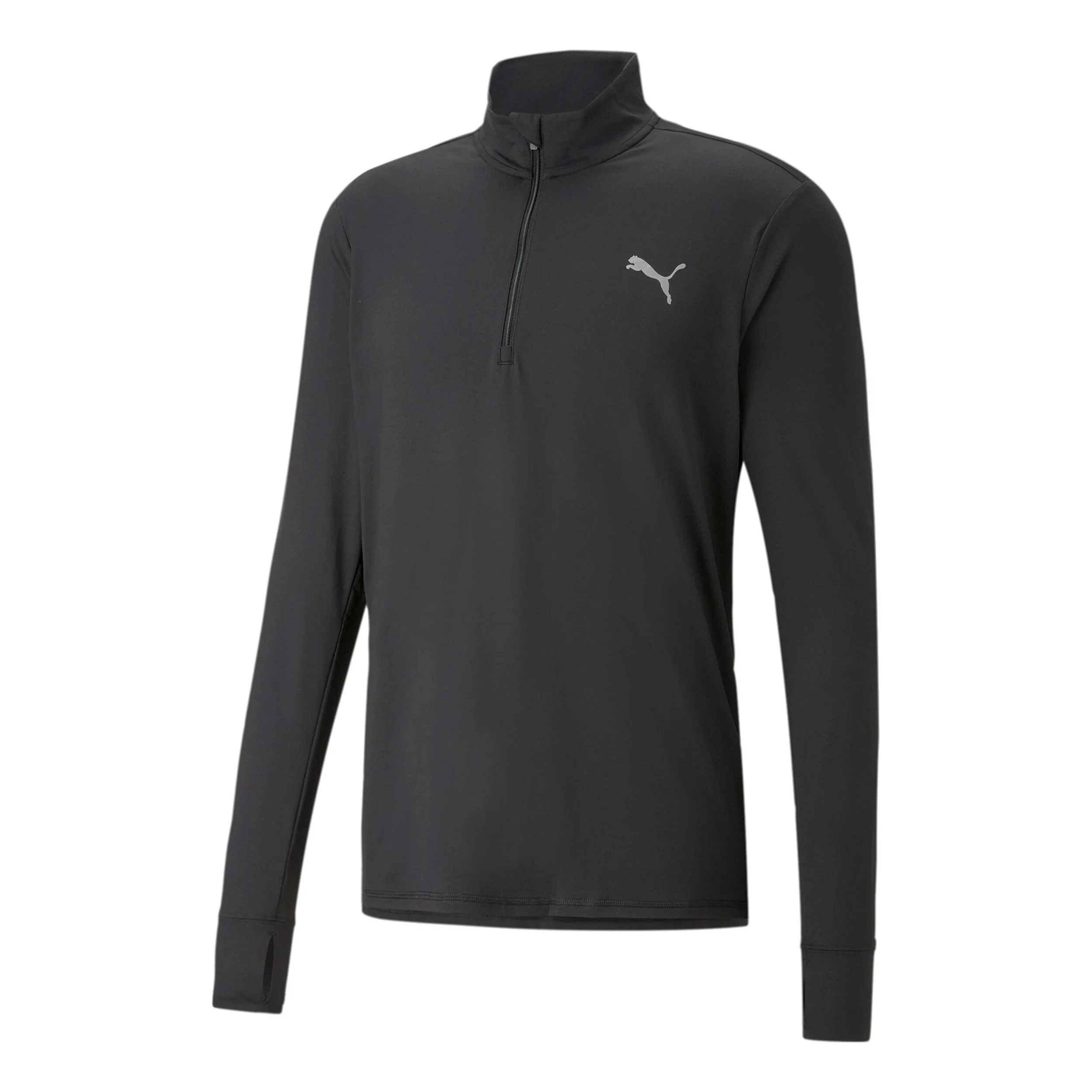 Puma Run Favorite 1/4 Zip Maillot De Course Hommes - Noir