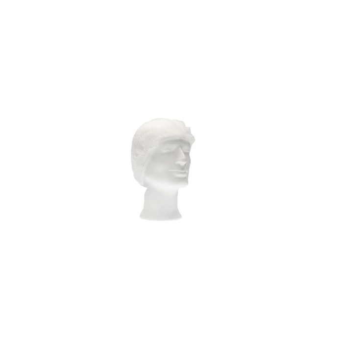 100st Haarnetjes wokkel pp non woven Wit Baretten Hoofddeksels 53 clip cap wokkel hoofddeksels (40121.1)