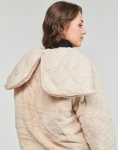 Derhy - FAUSTINE PARKA REVERSIBLE - Beige