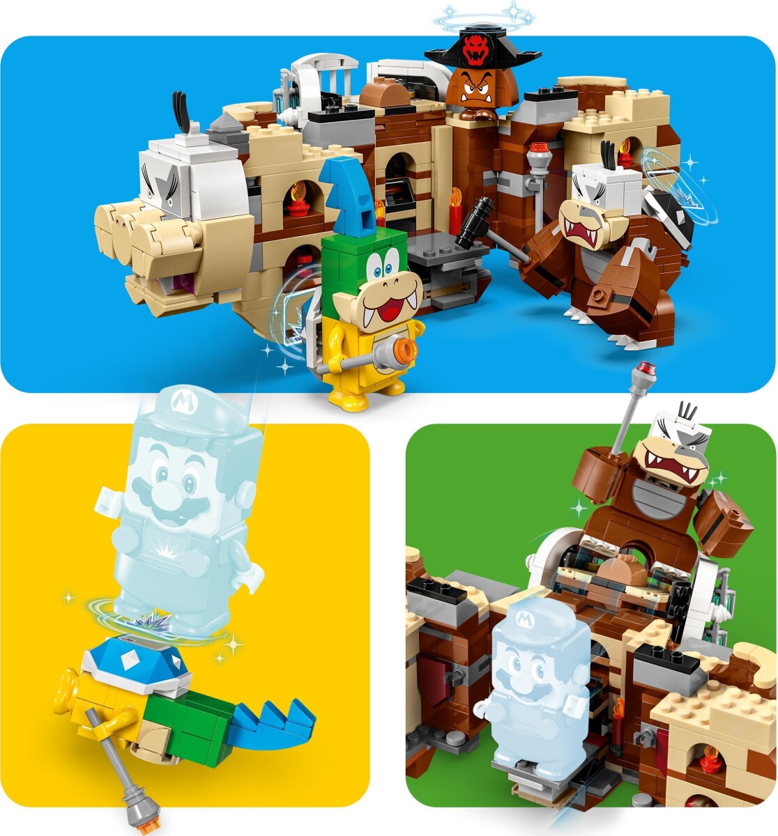 Lego Super Mario - Larry Og Mortons Luftskibe - Udvidelsessæt - 71427