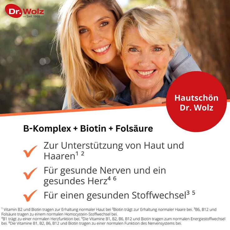 B Komplex + Biotin + Folsäure Tabletten, 300 St