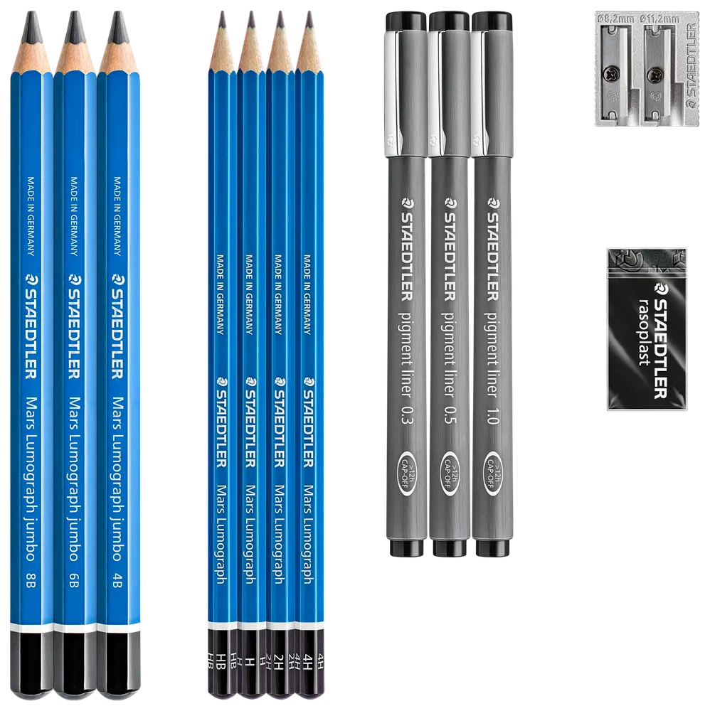 Staedtler Design Journey Sketching sæt 12 dele