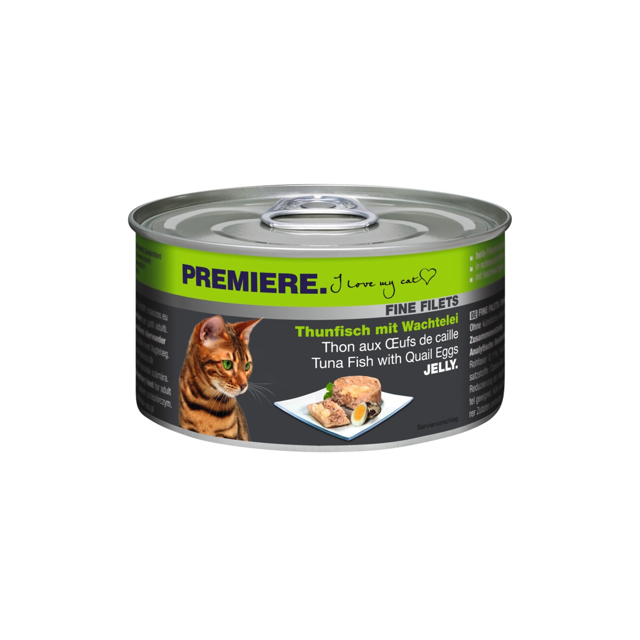 PREMIERE Fine Filets Thunfisch mit Wachtelei 12x100 g