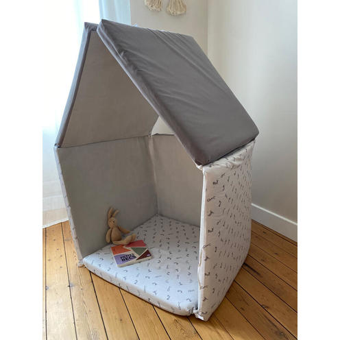 Tapis de motricité XL imprimé lapin - CANDIDE
