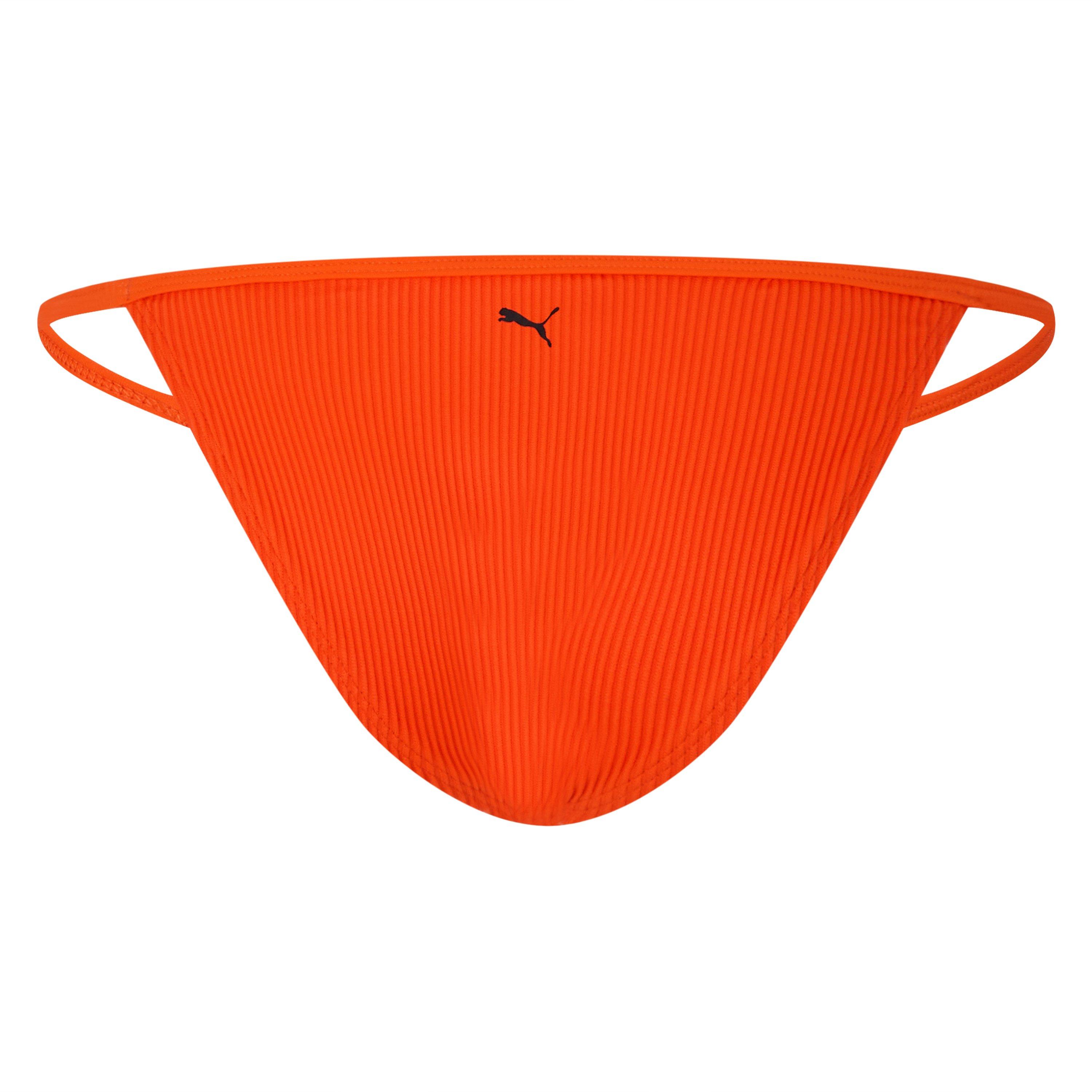 Puma Seamless Ribbed Tanga Bikini Bottoms