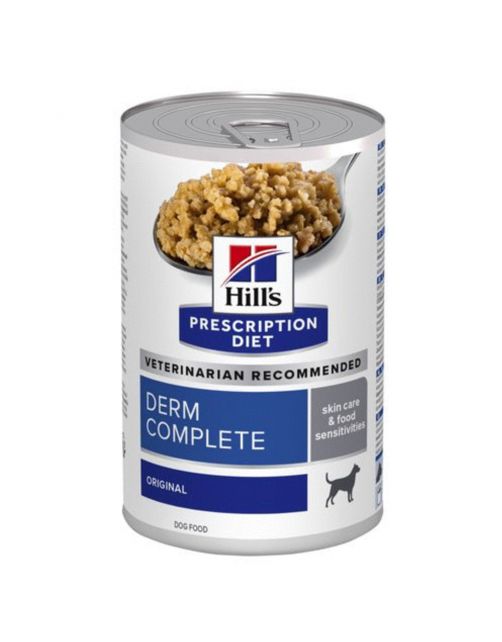 Hill's Prescription Diet Canine Derm Complete Blik - Hondenvoer - 370 g