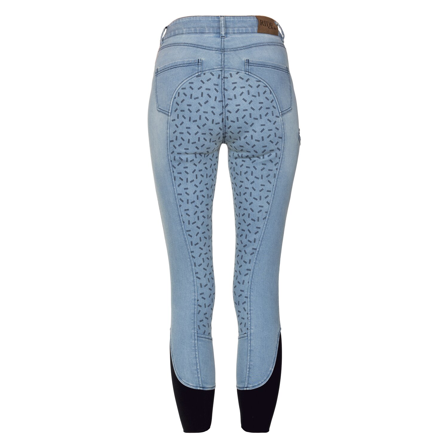 RIDE now Jeans-Reithose Grip-Vollbesatz - light denim