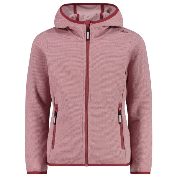 CMP - Girl's Jacket Fix Hood Jacquard Knitted - Veste polaire