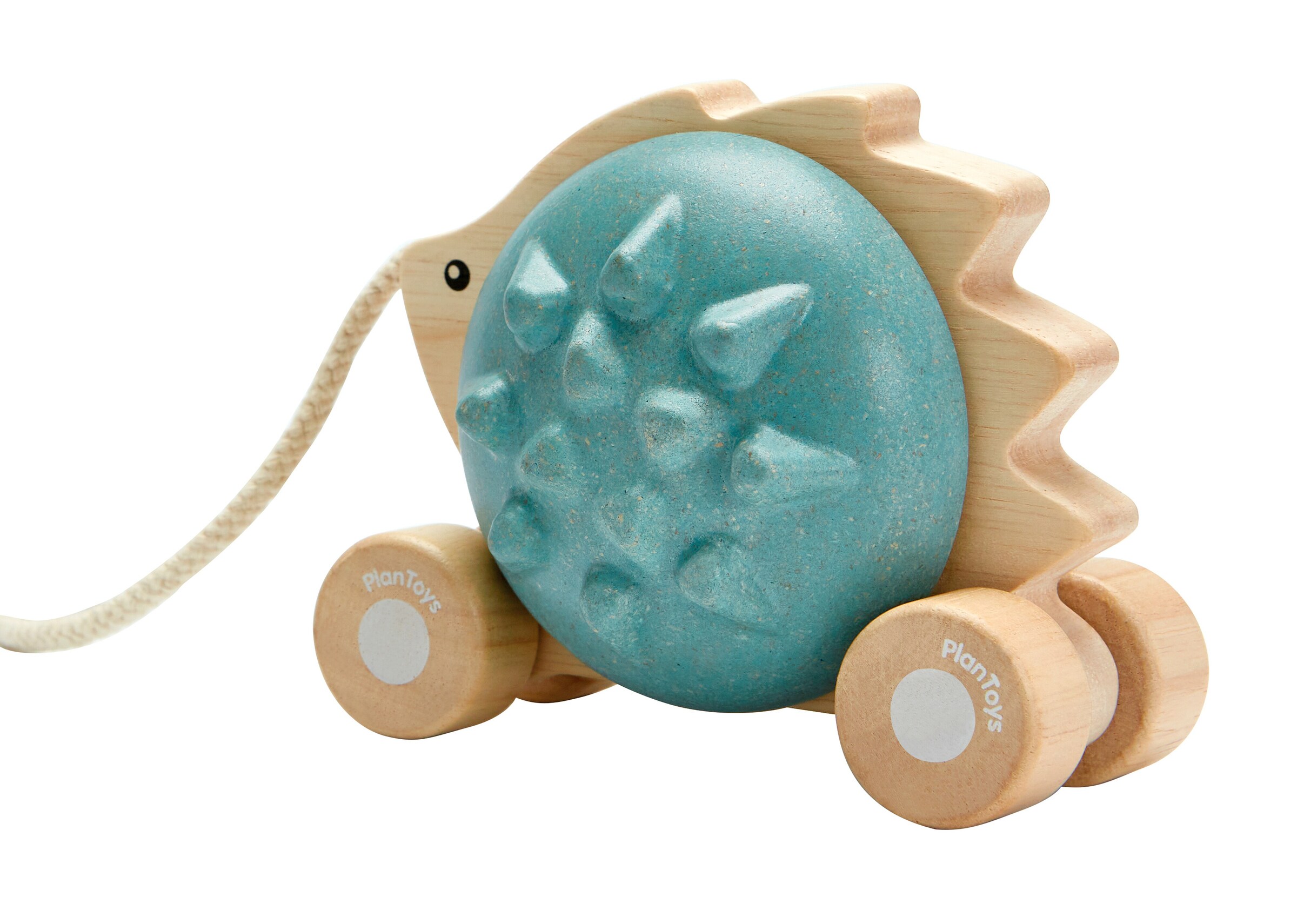 PlanToys Nachzieh-Igel, blau