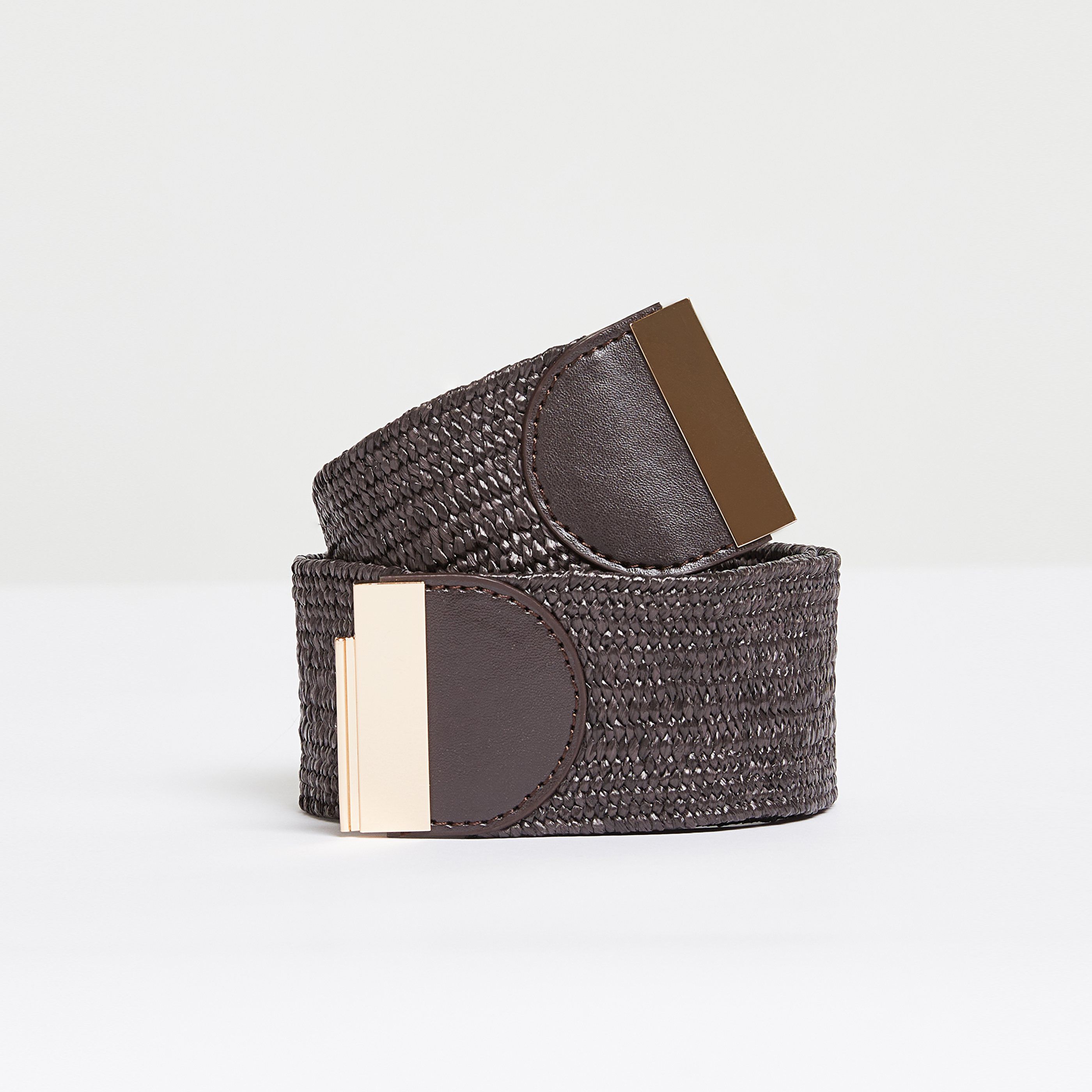 Ceinture élastique femme - MARRON