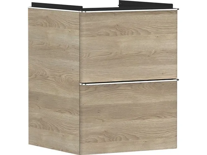 hansGrohe Xelu Q vaskeskab 480/475 2sk, naturlig eg