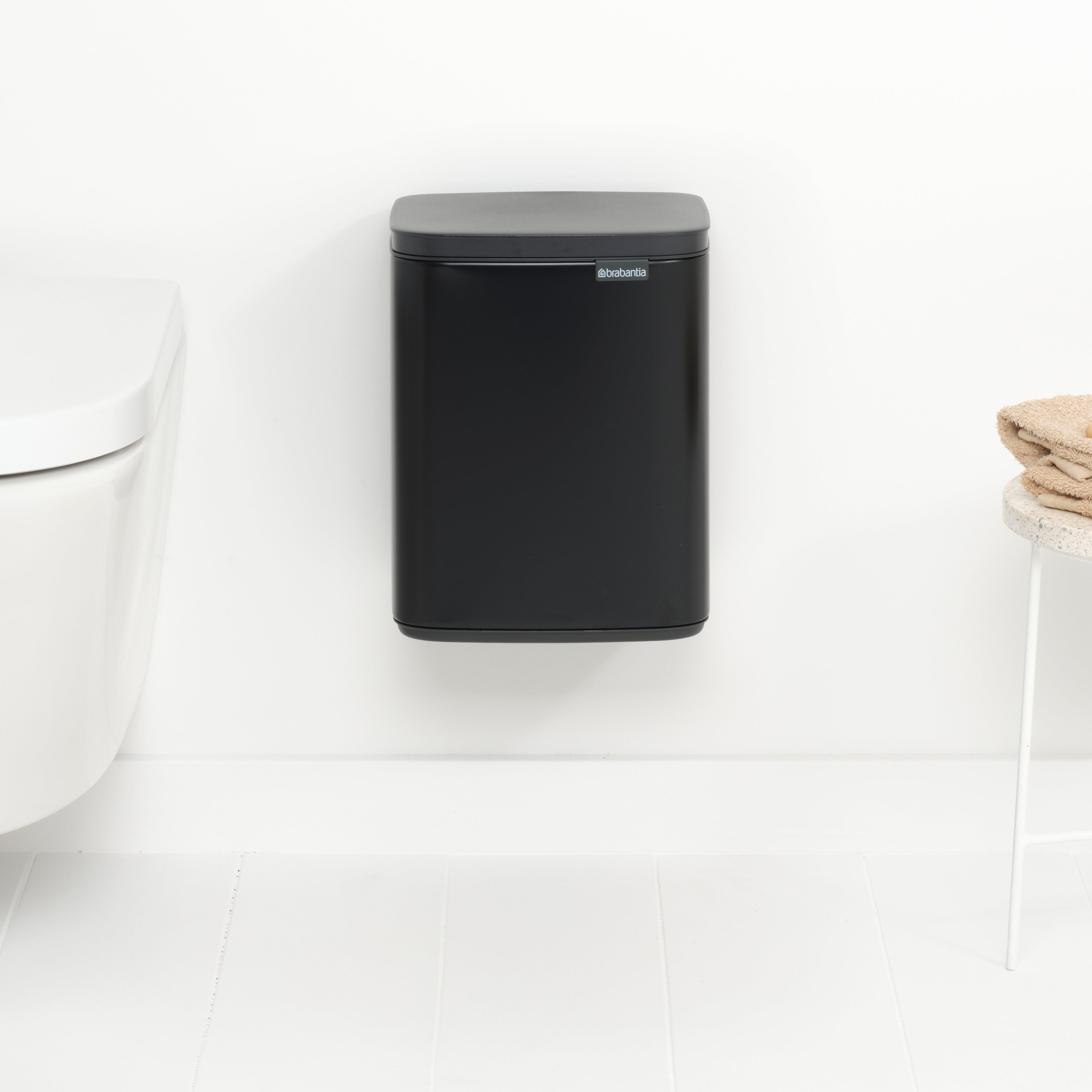 Brabantia Bo Afvalemmer 7 L - Matt Black