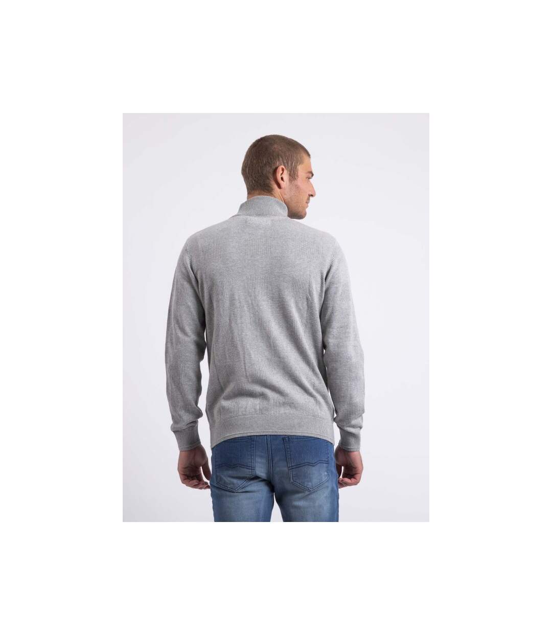 Gilet zippé col montant coton AXELOU
