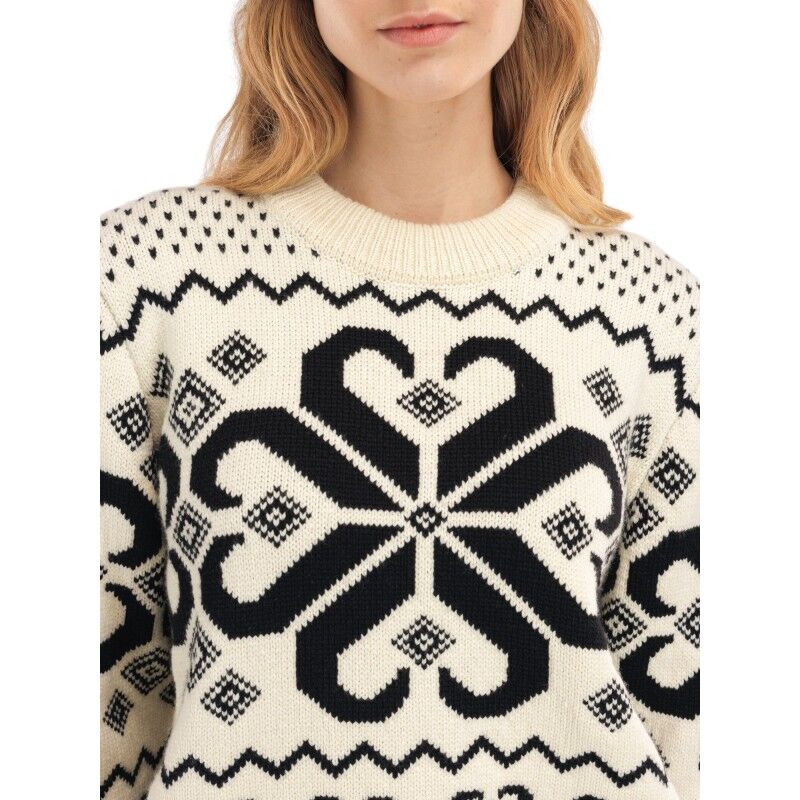 Falkeberg Sweater - Pull en laine mérinos femme