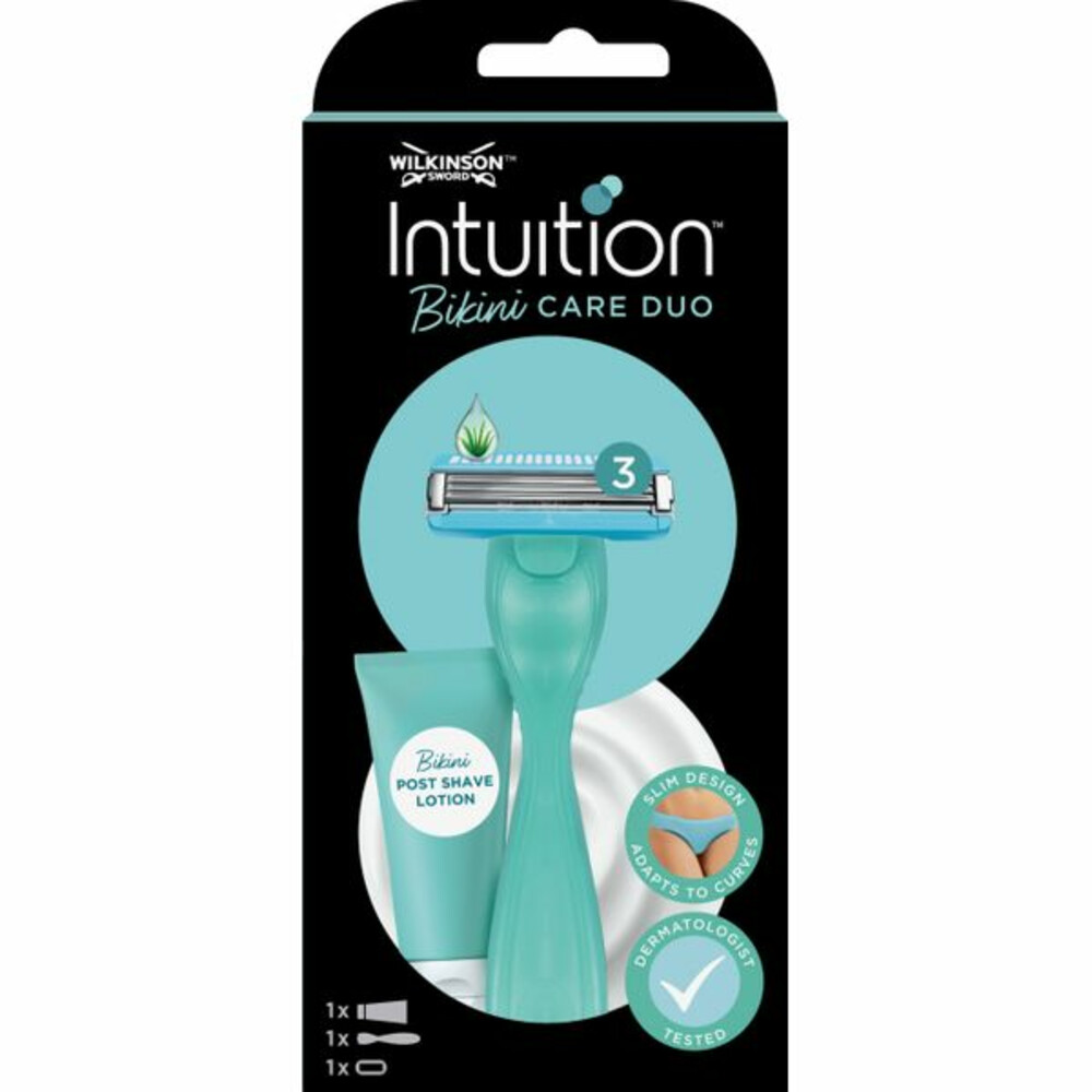 Wilkinson Intuition Scheermes Bikini Care Duo3 stuks
