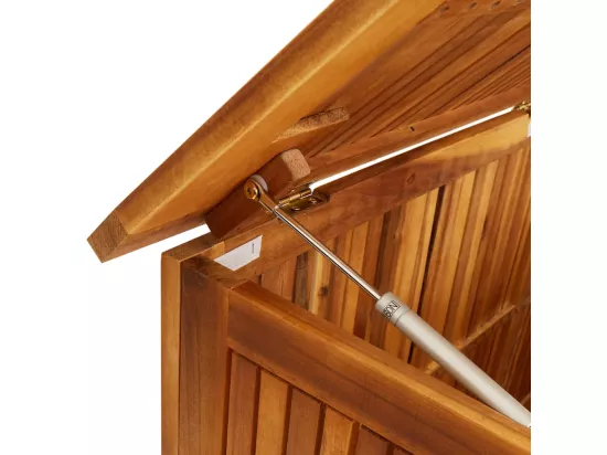 Boîte de rangement de jardin 200x50x58 cm Bois d'acacia solide