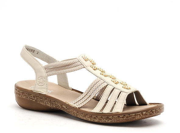 Rieker nu pieds plats femme 62855 beige