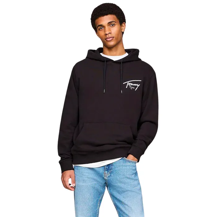 Tommy Hilfiger Signature Logo Hoodie Heren