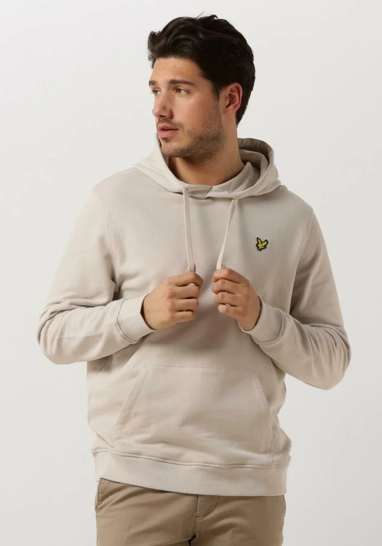 LYLE & SCOTT beige lyle & scott  pullover hoodie