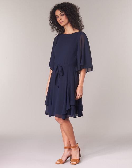 Lauren Ralph Lauren - NAVY-3/4 SLEEVE-DAY DRESS Marino