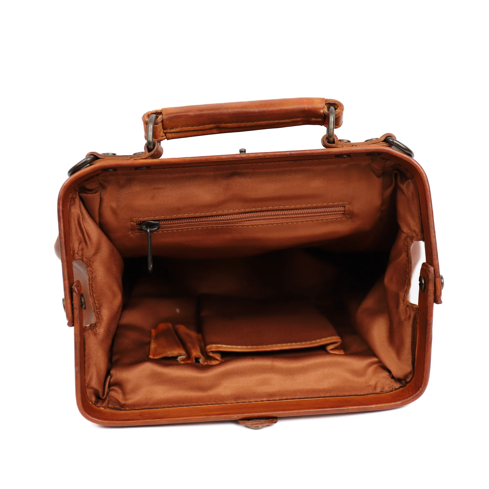 Bear Design Cow Lavato Dokterstas/ Rugzak Shelly Cognac CL44397
