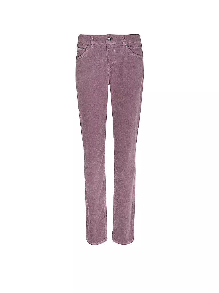 MAC Cordhose Slim Fit lila