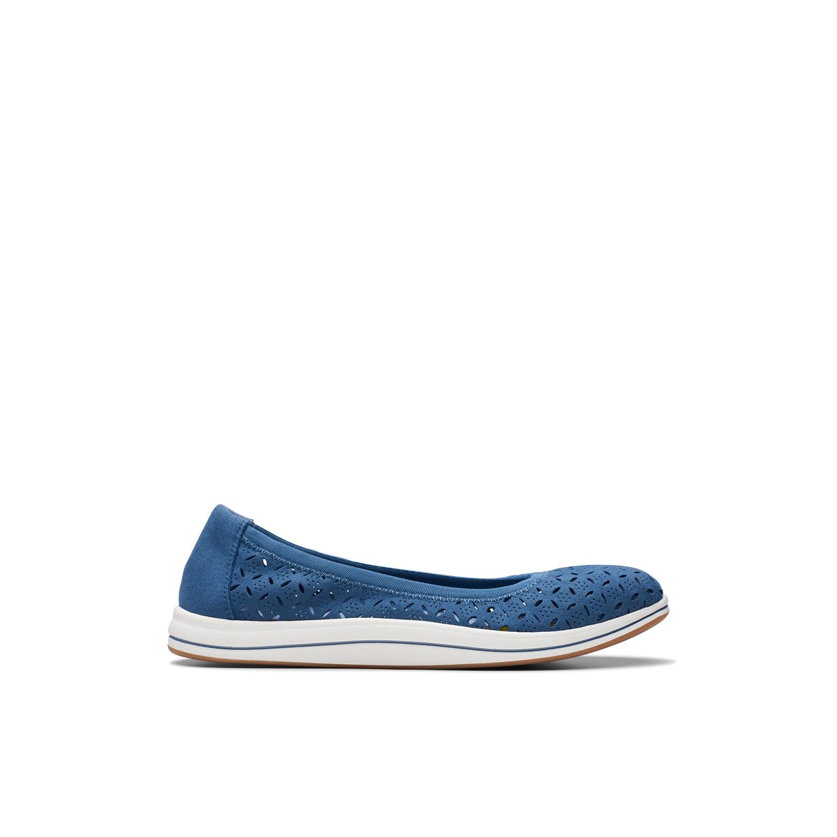 CLARKS-Breeze_roam-Ballerine - Talon plat - Bleu