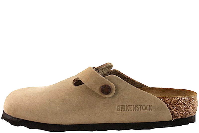 BIRKENSTOCK BOSTON TOBACCO BROWN SLENTERS MED LUKKET SNUDE