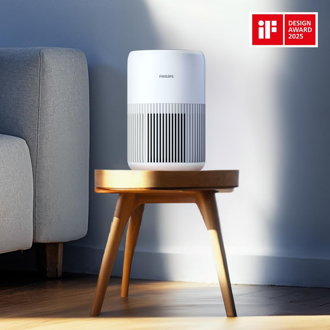 Philips Luftreiniger 900 Serie, HEPA NanoProtect + Aktivkohlefilter, CADR 250m³/h für 65m² Allergiker, leise, intelligent und energieeffizient (AC0950/10)