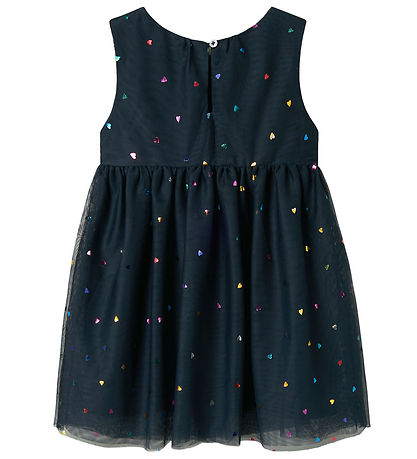 Name It Kleid - NmfVabos - Dark Sapphire m. Herzen
