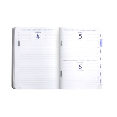 Agenda Age Bag - 1 jour par page - 12 x 17 cm - noir - Exacompta