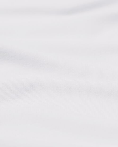 t-shirt homme regular fit col en v anti-transpiration blanc