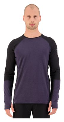 Maillot de Corps Manches Longues Mons Royale Olympus Gris/Noir
