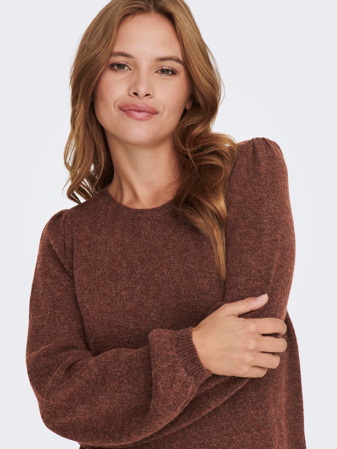 ONLRICA Langes Kleid Roasted Russet