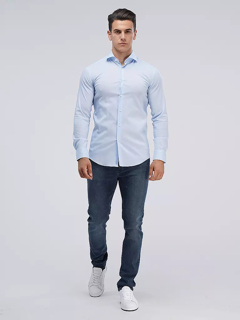 BOSS Hemd Slim Fit  hellblau