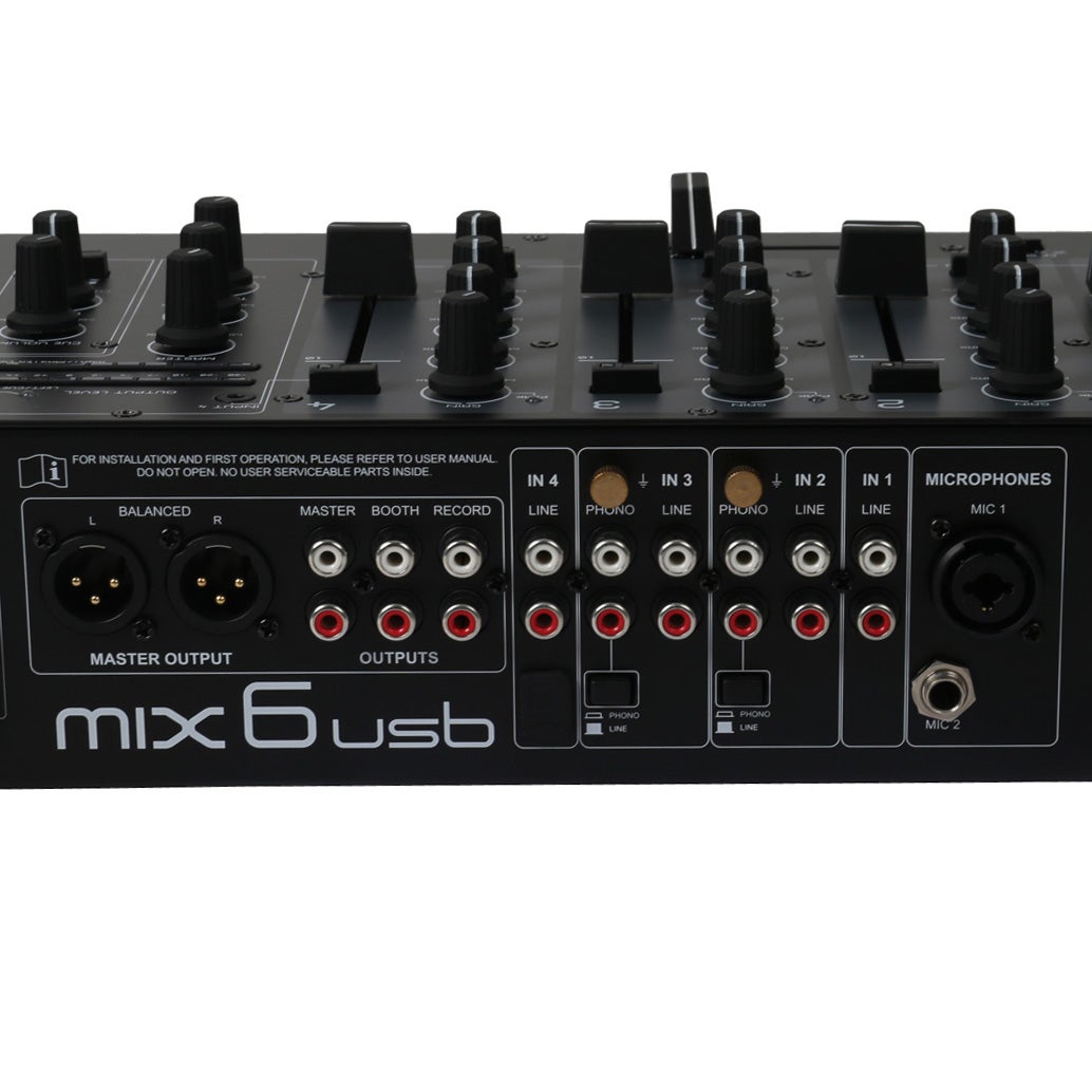 JB systems MIX6usb 19 inch rackmixer
