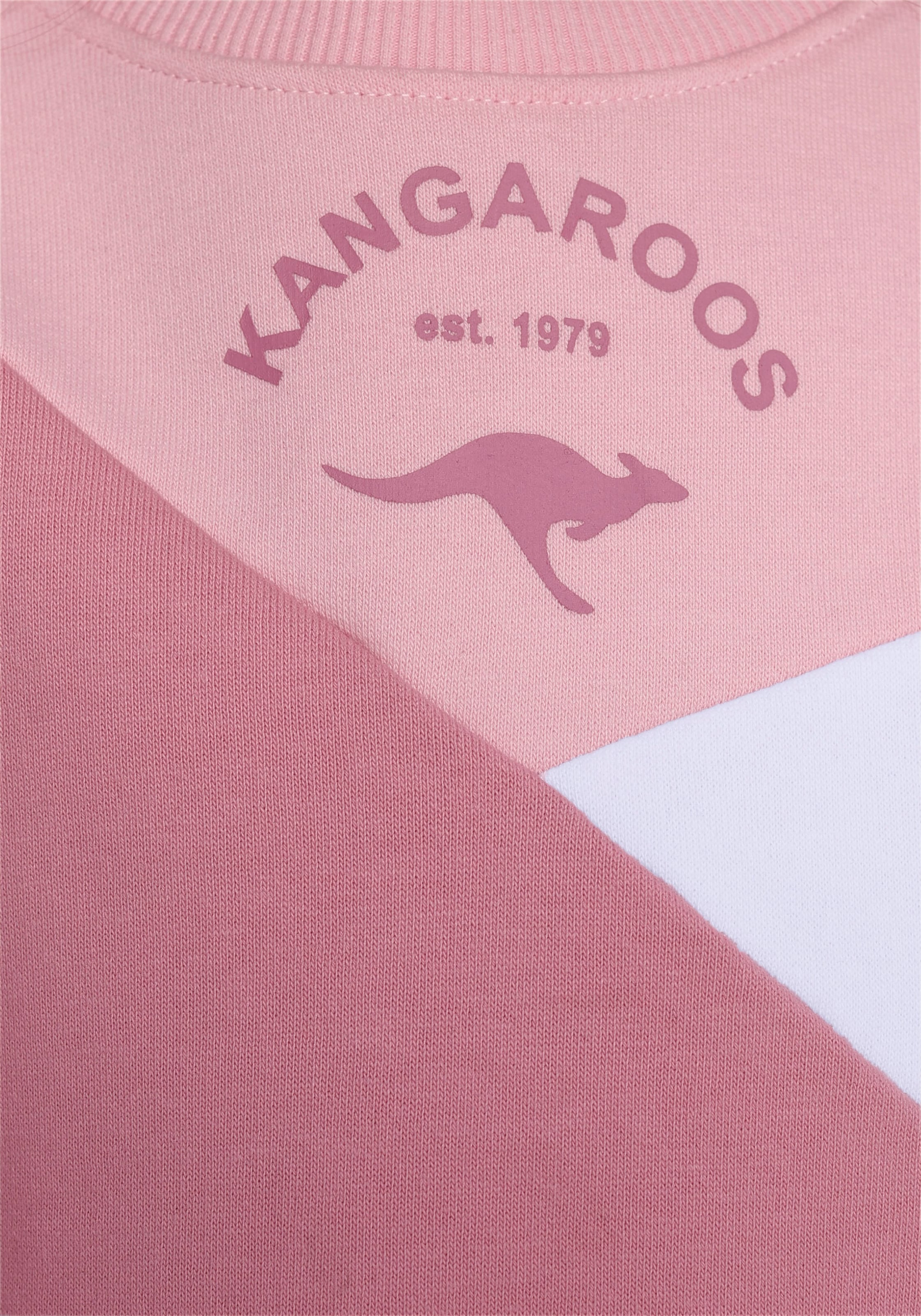 KangaROOS Sweatshirt »Kleine Mädchen«, Langarm,  hüftlang,  lockere Passform,  mit Logodruck