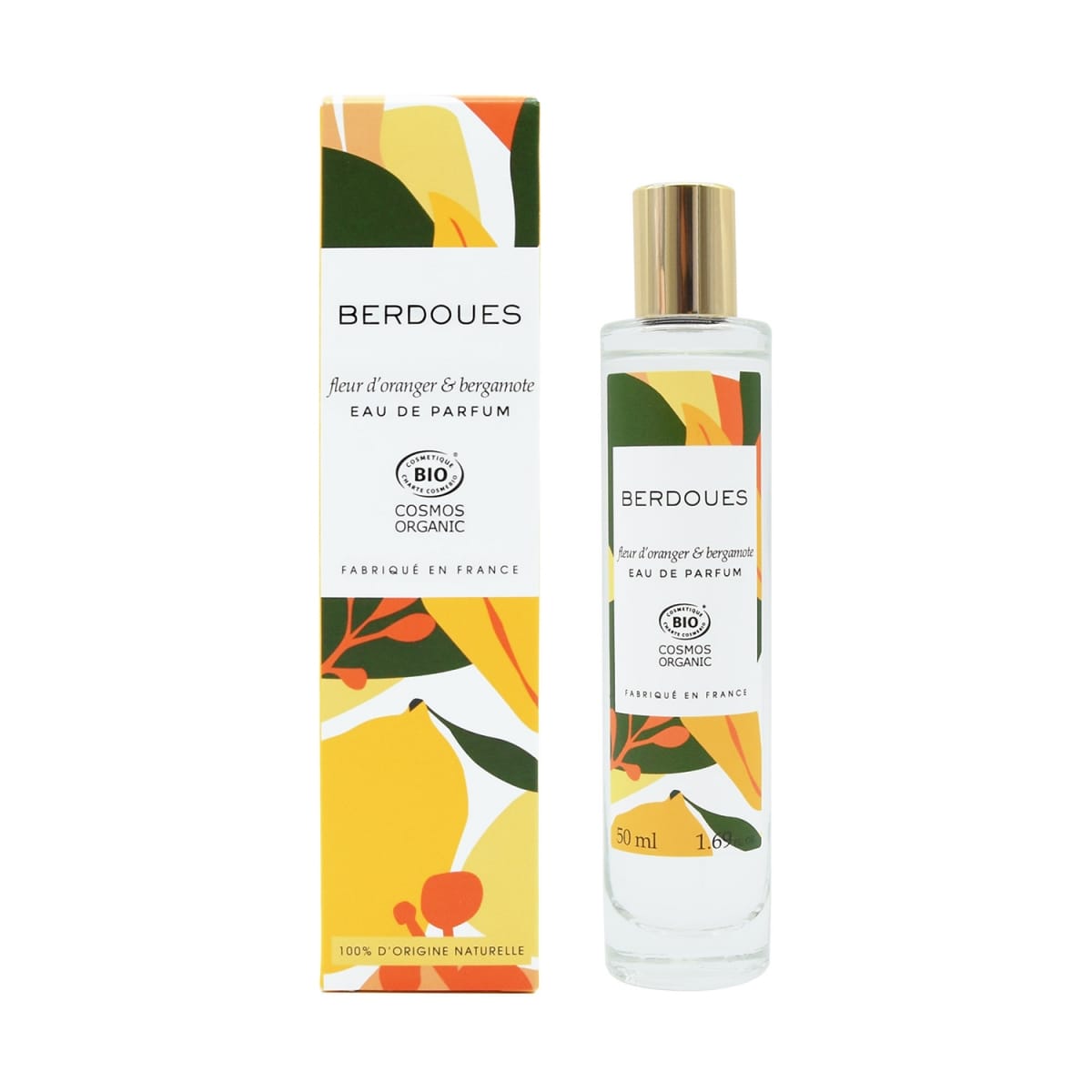 Berdoues Fleur d'Oranger &  Bergamote Eau de Parfum BIO 1902