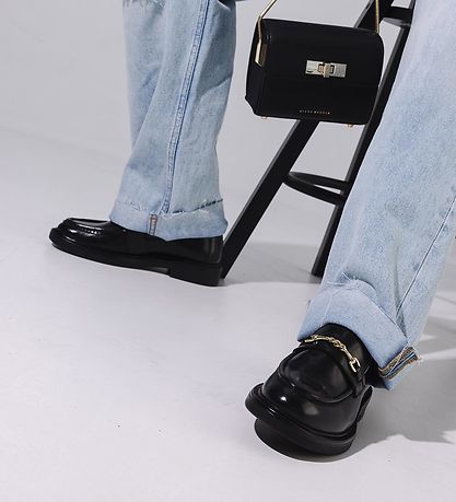 Steve Madden Schuhe - Huddles Loafer - Black Leather