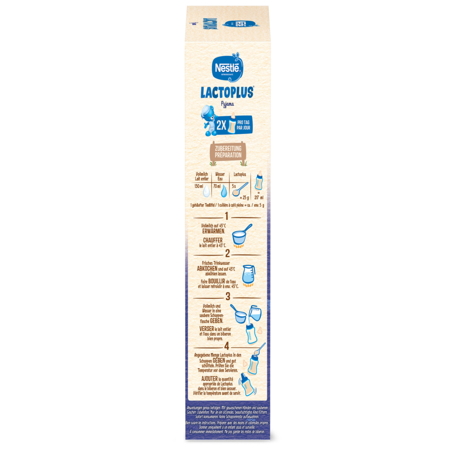 Nestlé Folgemilch-Pulver Lactoplus Pyjama Malt 12+ Monate