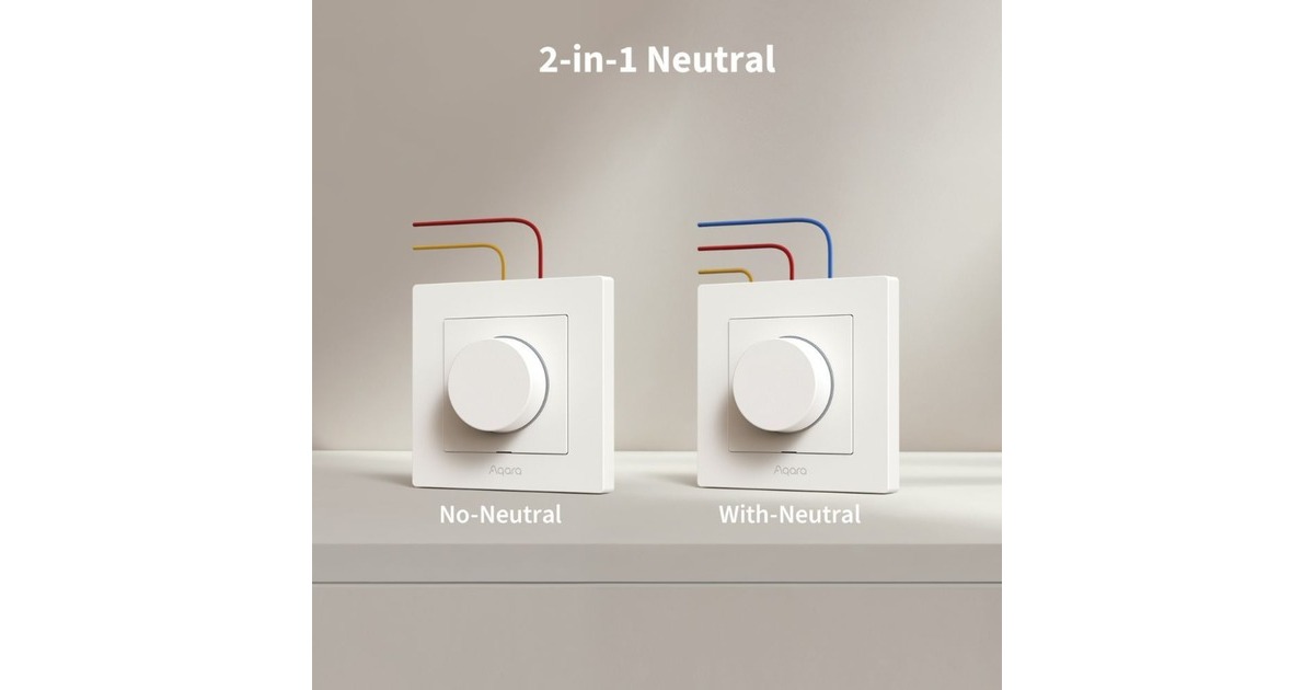 AqaraDimmer Switch H2 EU  (Wit)