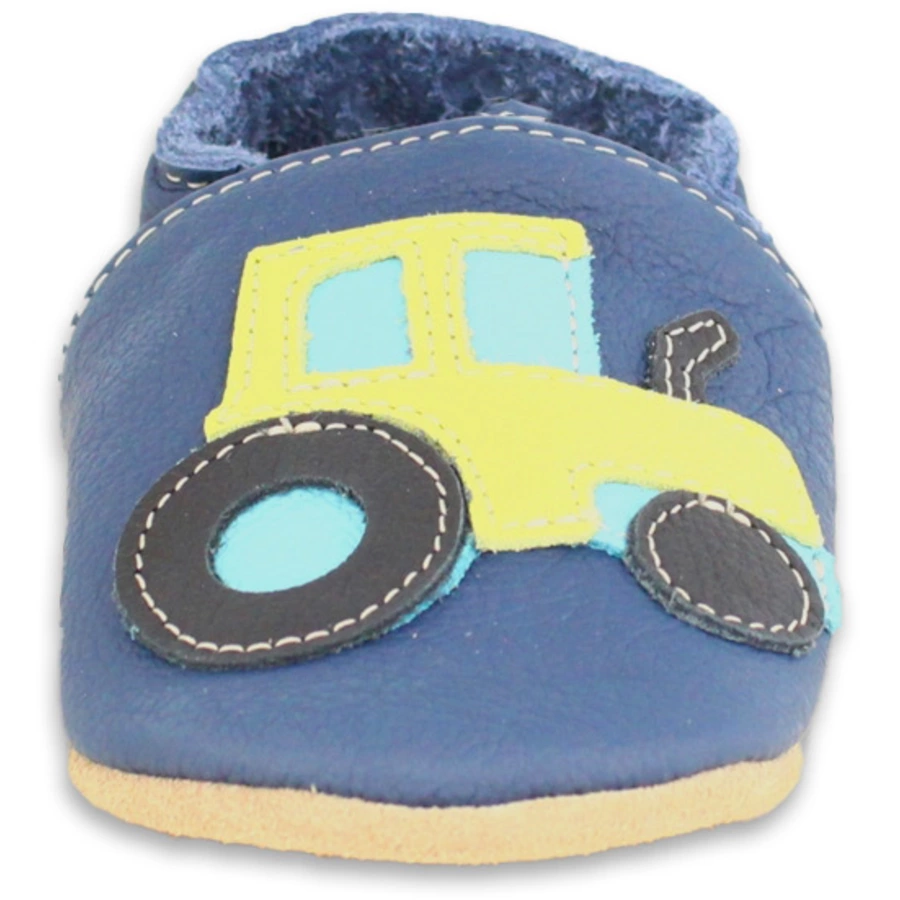 Beck Krabbelschuh Trecker dunkelblau